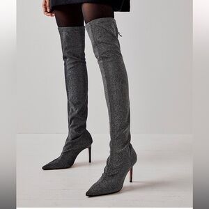 All That Shimmers Over the Knee Boots